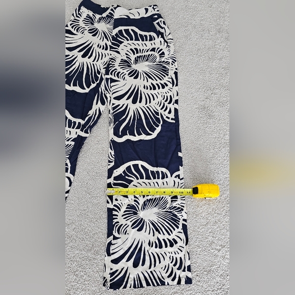 Printed Challis Pull-On Wide Leg Pant - Picture 6 of 7